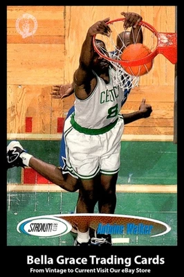Baloncesto de la NBA Topps Stadium Club Antoine Walker #96 1998-99 Boston Celtics Foto 1 de 2