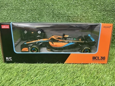 Rastar McLaren MCL36 Formula 1 RC Car 1:18 Scale – Android Livery USB/Remote NEW - Image 1 of 4