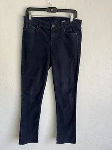 J. Crew Woman Navy City Fit Cotton Pant, Size 28R - Picture 1 of 9
