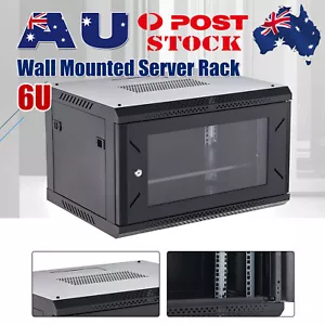6U 6RU Cabinet Server Network Data Rack LAN 19" 19 Inch Wall Mount 450mm Deep O - Picture 1 of 11