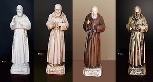 Statua Padre Pio benedicente, in resine, da 30cm in vari colori - Foto 1 di 5