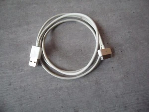 Original Apple iPod iPad iPhone 4 4S 3 3G Datenkabel Ladekabel 1 Meter in weiß - Bild 1 von 3