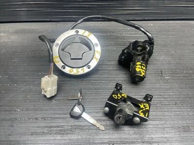 Kawasaki Ninja 650 EX650 2013 juego de bloqueo, encendido, tapa de gasolina bloqueo de asiento #10924 Foto 1 de 4