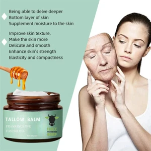 Tallow Balm Feuchtigkeitscreme Weihrauch Rizinusöl 30g - Bild 1 von 16