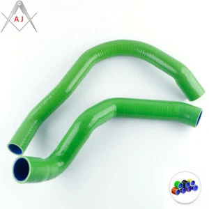 For 1991-2001 JEEP CHEROKEE XJ 6CYL 4.0L Silicone Radiator Coolant Hoses Green - Imagen 1 de 7