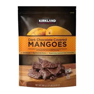 Kirkland Signature manghi ricoperti di cioccolato fondente 20,46 once/580 g - Foto 1 di 3