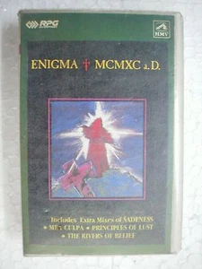 ENIGMA MCMXC AD RARE orig CLAMSHELL CASSETTE TAPE INDIA indian 1995 - Picture 1 of 3