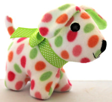Spotted Fleecy Material Puppy Soft Toy -  Hand Made in Australia