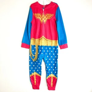 Wonder Woman Pajama Blanket Sleeper - GIRLS XS (4/5) new with tags - Picture 1 of 4
