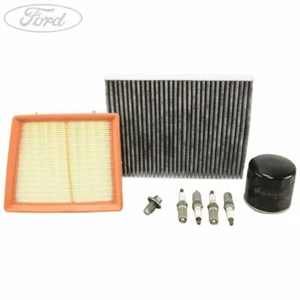 Genuine Ford Fiesta Mk7 1.25 Service Kit Oil Air Cabin Filter Spark Plug 2342345 - Picture 1 of 11