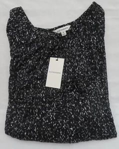 LADIES MARKS AND SPENCER AUTOGRAPH BLACK MIX LONG SLEEVE TOP 2 PART SET SIZE 18 - Picture 1 of 10