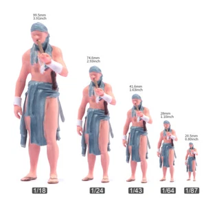 1/18 1/24 1/43 1/64 1/87 Miniatures Wild Man Scene Figures For Cars Vehicle - Picture 1 of 12