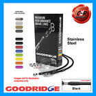 fits CB750F2N-Y 92-02 Goodridge Stainless Black Fr Brake Hoses HN0772-3FC-BK