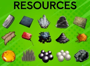 RESOURCES Ark Survival Ascended Official Pve Crystal Metal Black Pearl and more - Picture 1 of 17