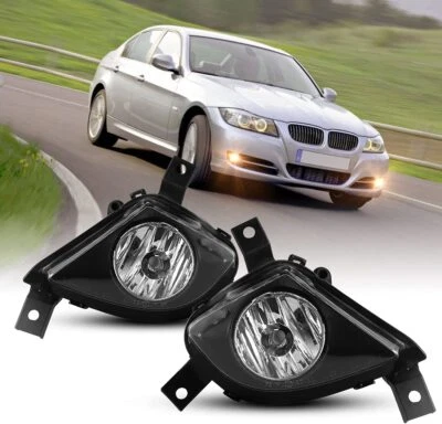 Fog Lights For 09-11 BMW 328i xDrive/323I Sedan/328I Wagon (E90/E91) Clear Lamps - Image 1 of 4