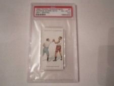 1924 FRANKLYN/DAVEY & CO BRISTOL OUTSIDE GUARD LEFT BOXING #5 PSA GRADED CARD 65