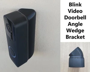 Blink Doorbell Wedge Angle Bracket Mount 15 25 35 45 60 Degree UV Resistance - Picture 1 of 14