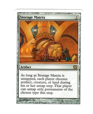 1x Storage Matrix VG/EX 9th Edition Mtg Magic EDH 1x x1