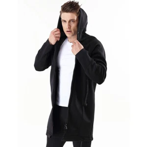 NEW Hooded Scuba Diving Men Long coat Windproof Rubber waterproof warm fishing - Picture 1 of 7