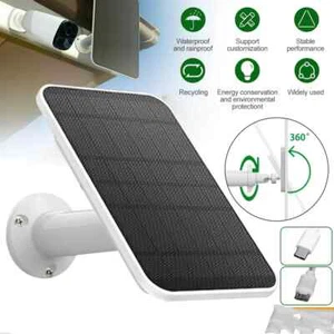 4W Solar Panel Charger For eufy eufyCam Cam 2/2 Pro/2C/2C Pro/E Security Camera - Picture 1 of 17