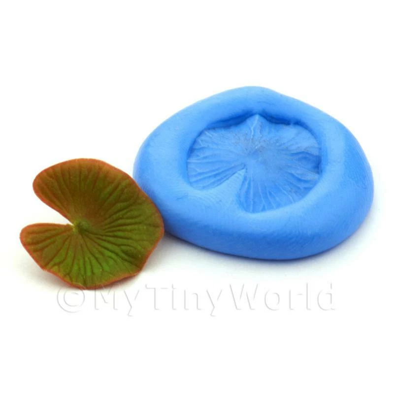 Miniature Dollhouse Pond Leaf Mold Silicone - Image 1 of 1