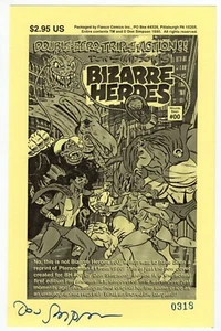 PTERANOMAN #1 1990 Kitchen Sink Comix DON SIMPSON Signed # 0335 Tipped-in Promo - Picture 1 of 2