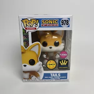 Funko POP! Sonic The Hedgehog 978 Tails Flocked Chase Specialty Series - Bild 1 von 16