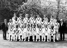 Middlesex County Cricket Club team group May 1985 1985 Old Cricket Photo
