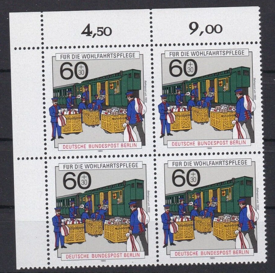 BERLIN - 1990 - stamps Scott #9NB283 - Block of 4 with margins - MNH - Image 1 of 1