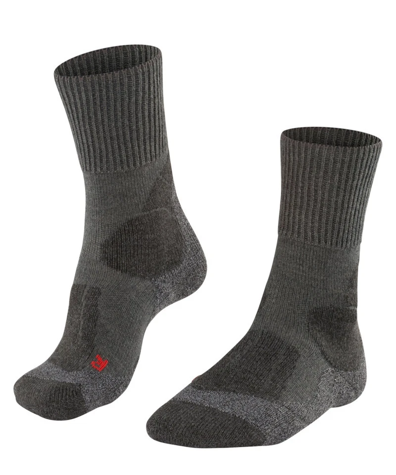 Falke TK1 Adventure Herren Wandersocken 1 Paar Trekkingsocken grau Merinowolle - Bild 1 von 4