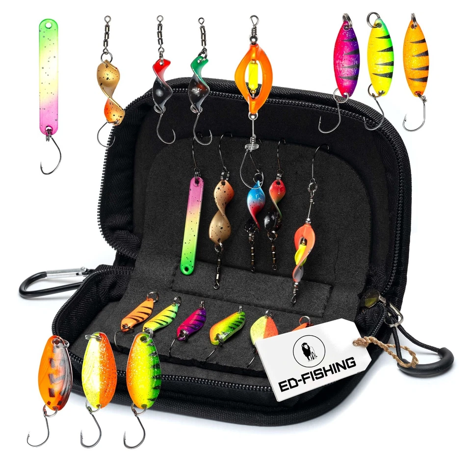 Forellenköder Sortiment Spoons Forelle Twist Spoons gedrehte Spoons Neuheit - Bild 1 von 4