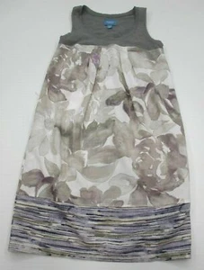 SIMPLY VERA VERA WANG Women's Size XS Watercolor Floral Gray Shift Dress DR1436 - Picture 1 of 6
