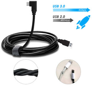 Charging Data Cable for Pico4/Oculus Quest2 Link VR Accessories USB3.2 to A-C 5M