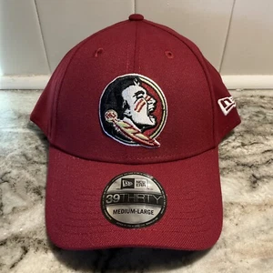 Florida State Seminoles NCAA New Era 39THIRTY Flex Hat Cap FSU Cardinal Size M/L - Picture 1 of 5