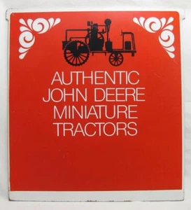 Rare VTG John Deere Authentic Miniature Tractors Toy Dealer Display Diecast Ertl - Picture 1 of 20
