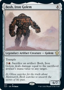 BOSH, IRON GOLEM ~mtg NM-M Commander 2021 Rare - Imagen 1 de 1