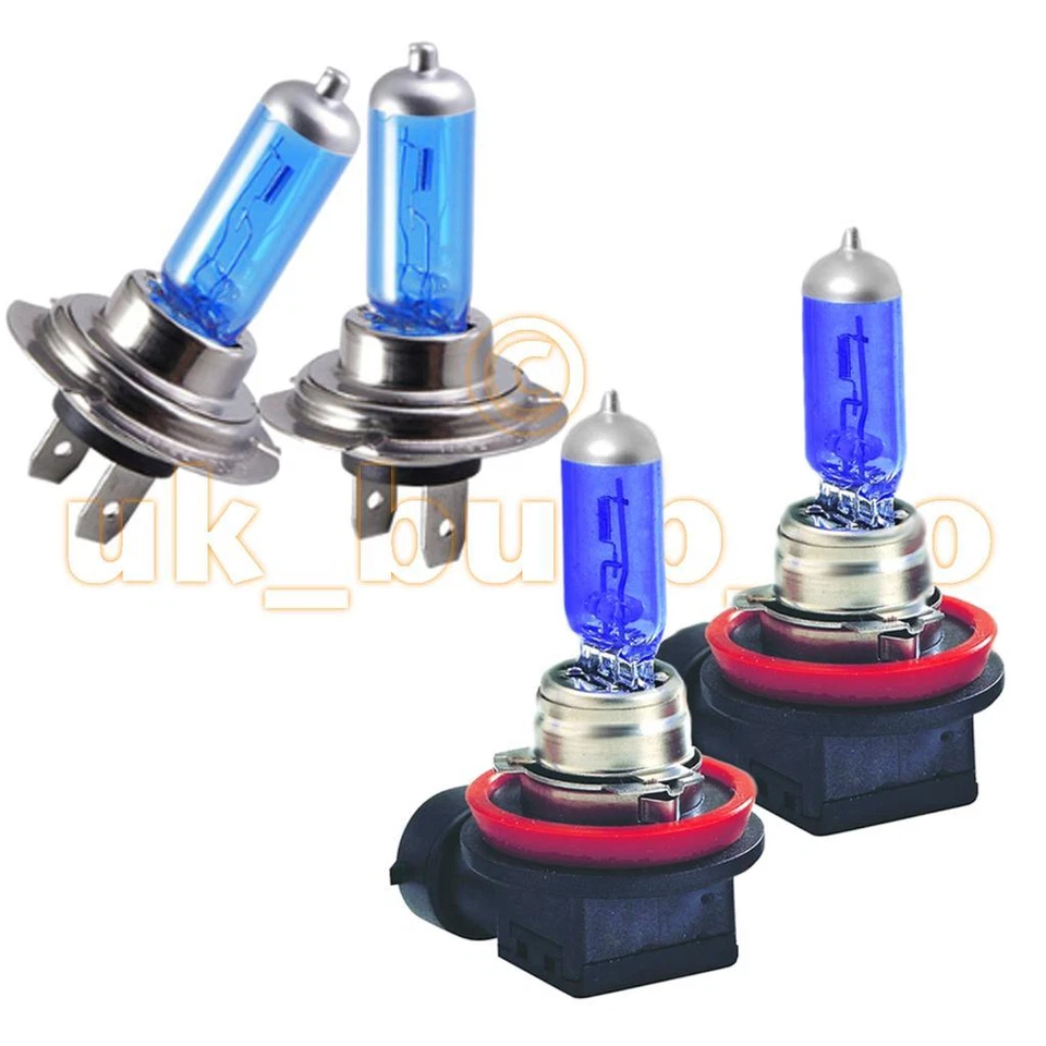 100W XENON H11 AND H7 LOW + HIGH BEAM BULBS FOR Peugeot 4007 MODELS 2007-12 - Image 1 of 1