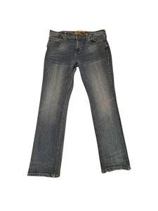 Jeans Seven7 uomo 38x32 blu taglio dritto denim premium elasticizzato stile classico - Foto 1 di 13