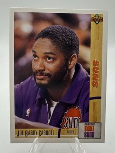 1991 Upper Deck #373 Joe Barry Carroll Phoenix Suns - Imagen 1 de 2
