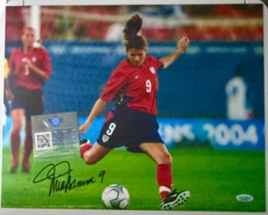MIA HAMM Autographed 11x14 Photo Team USA Womens Soccer Star #9 COA + FREE SHIP - Picture 1 of 7