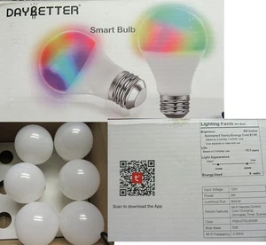 DayBetter Smart Bulbs 6 Pack - Picture 1 of 1