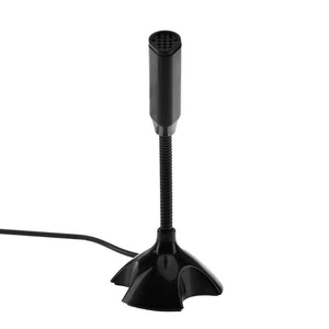 USB Mini Desktop Speech Microphone Stand for PC Laptop Computer Notebook h - Photo 1/13