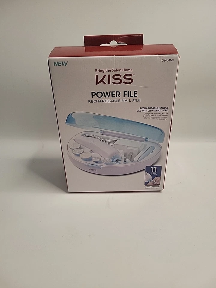 Kit de lima de uñas recargable KISS Power File, 11 piezas nuevo Foto 1 de 4
