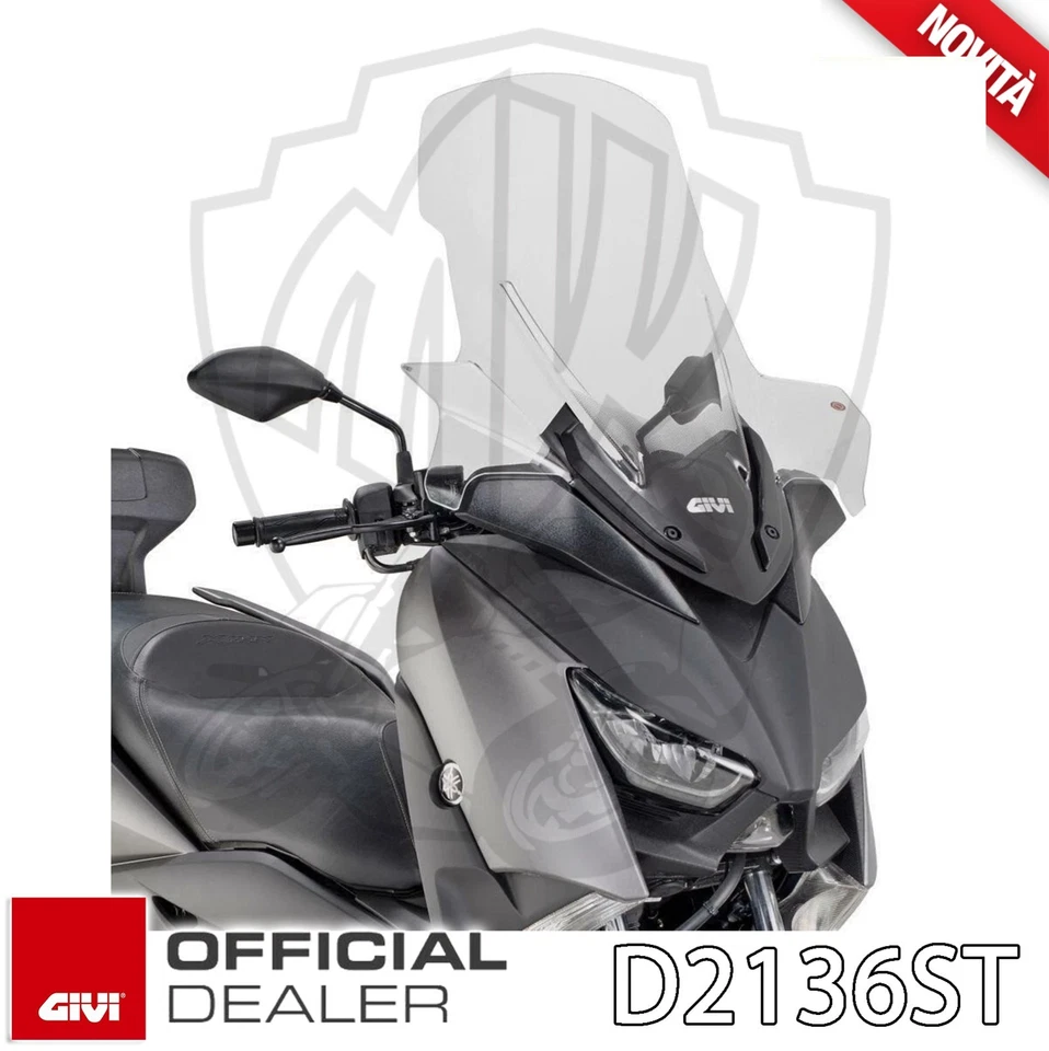 PARABREZZA PARAVENTO YAMAHA XMAX X-MAX 125 300 400 2017-2022 GIVI D2136ST - Immagine 1 di 1