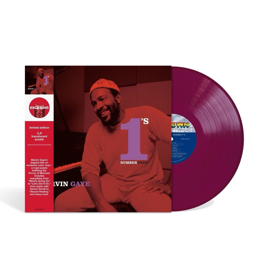 Marvin Gaye - Number 1s - Target Exclusive Purple Vinyl (NEW Sealed) - Image 1 of 1