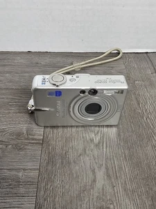 Canon PowerShot SD200 ELPH 3.2MP Digitalkamera Silber 3X Optisches Objektiv mit Box - Bild 1 von 9