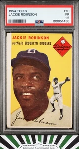 1954 Topps #10 Jackie Robinson PSA 1.5 - Bild 1 von 2