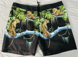 Hurley Phantom Boardshorts 38 Jaguar Design Tropical - Picture 1 of 5