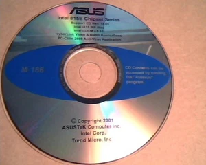 Treiber CD ASUS M 160 Intel 815E Chipset Series Support CD - M186  - Bild 1 von 3