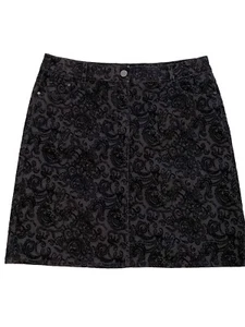 M&Co Denim Stretchy Devore Bleistiftrock Größe UK 16 - Bild 1 von 9